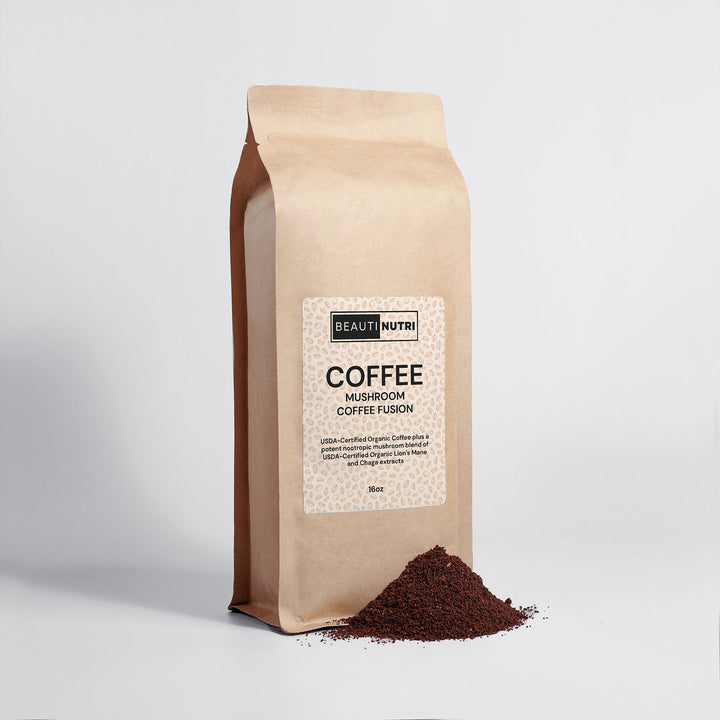 Mushroom Coffee Fusion - Lion’s Mane & Chaga 16oz-1